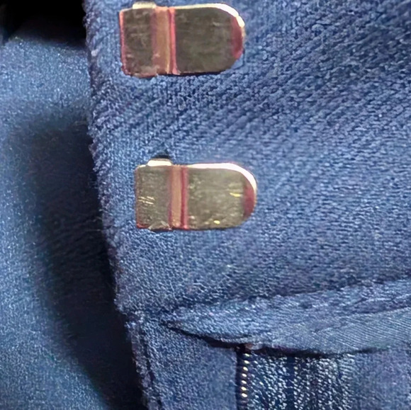 Simply Vera Vera Wang Women's High-Waist Skinny Ankle Pants Blue Beauty Sz14 EUC - Picture 9 of 14